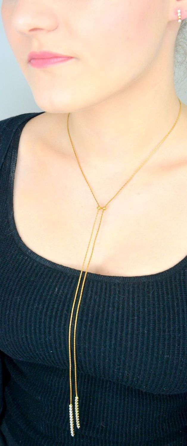 Naszyjnik srebrny krawatka pozłacana Dall'Acqua C RM 20630 0136.jpg